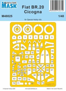 Special Hobby M48025 - 1:48 Fiat BR.20 Cicogna Mask