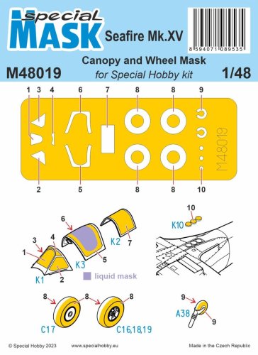 Przejdź do produktu Special Hobby M48019 - 1:48 Seafire Mk.15 Mask