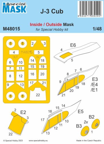 Przejdź do produktu Special Hobby M48015 - 1:48 J-3 Cub Mask