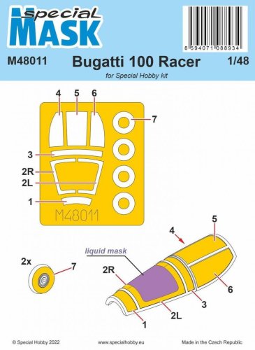 Przejdź do produktu Special Hobby M48011 - 1:48 Bugatti 100 Mask