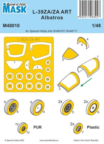 Przejdź do produktu Special Hobby M48010 - 1:48 L-39ZA/ZA ART Albatros Mask