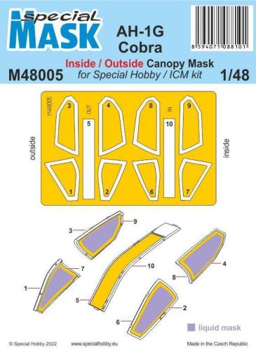 Przejdź do produktu Special Hobby M48005 - 1:48 AH-1G Cobra Mask