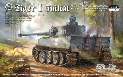 Przejdź do produktu Border TK7204 - 1:72 Tiger I Initial Sd.Kfz.181 Pz.Kpfw.VI Ausf.E