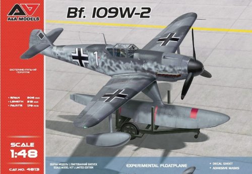 Przejdź do produktu A&A Models 4813 - 1:48 Messerschmitt Bf 109W-2 Experimental Floatplane