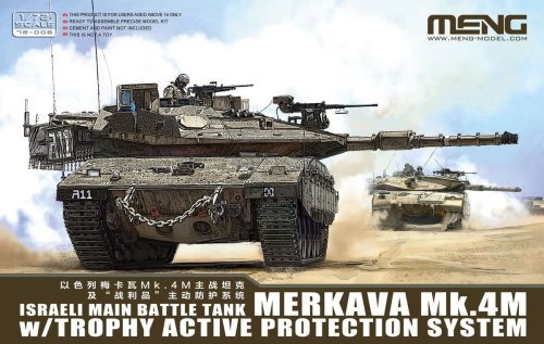 Przejdź do produktu Meng Model 72006 - 1:72 Israeli Main Battle Tank Merkava Mk.4M w/ Trophy Active Protection System