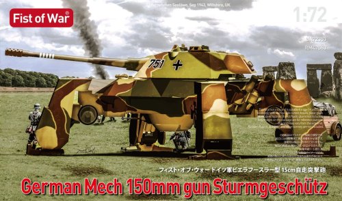 Przejdź do produktu Modelcollect UA72353 - 1:72 German Mech 150 mm gun Sturmgeschutz - Fist of War