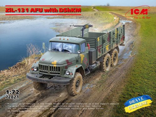 Przejdź do produktu ICM 72821 - 1:72 ZiL-131 AFU with DShKM