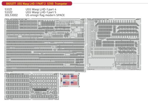 Przejdź do produktu Eduard BIG5377 - 1:350 USS Wasp LHD-1 Part 2