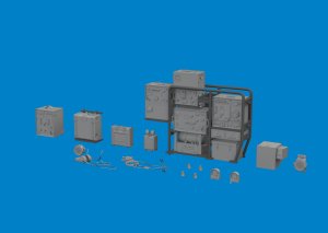 Eduard 635039 - 1:35 Sd.Kfz. 251/6 Ausf. C radio equipment Print 3D