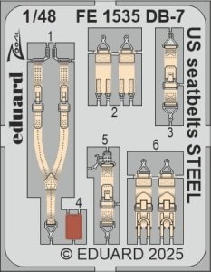 Eduard FE1535 - 1:48 DB-7 Boston III US seatbelts - Steel