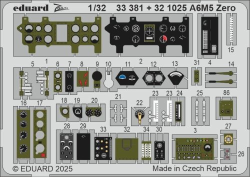 Przejdź do produktu Eduard 33381 - 1:32 A6M5 Zero