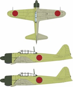 Eduard JX337 - 1:32 A6M5 Zero national marking