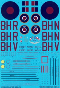 Techmod 48824 - 1:48 Avro Lancaster B Mk I