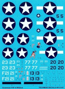 Techmod 48131 - 1:48 Grumman F4F-4 Wildcat