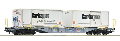 Przejdź do produktu Roco 6600122 H0 - Wagon towarowy kontenerowy typu Sgnss, SBB Cargo, ep.VI
