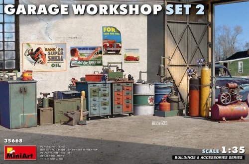Przejdź do produktu Miniart 35668 - 1:35 Garage Workshop Set 2