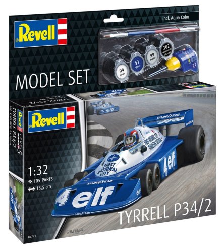 Przejdź do produktu Revell 67741 - 1:32 Tyrrel P34/2 6-Wheeler model z farbami