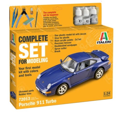 Przejdź do produktu Italeri 72013 - 1:24 Porsche 911 Turbo model z farbami i narzędziami