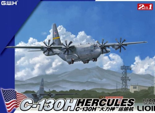 Przejdź do produktu Great Wall Hobby 1011 - 1:144 USAF C-130H Hercules 2 in 1