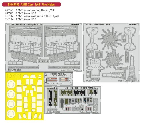 Przejdź do produktu Eduard BIG49455 - 1:48 A6M5 Zero