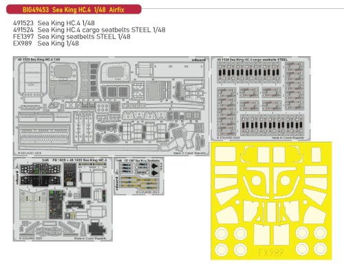 Przejdź do produktu Eduard BIG49453 - 1:48 Sea King HC.4