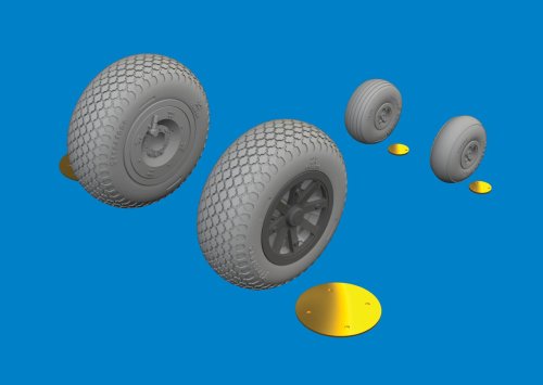 Przejdź do produktu Eduard 6481135 - 1:48 P-40N wheels cross tread