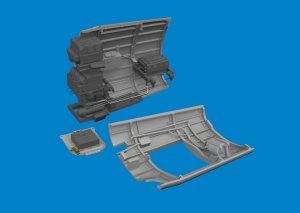 Eduard 6481133 - 1:48 P-40N radio compartment Print 3D