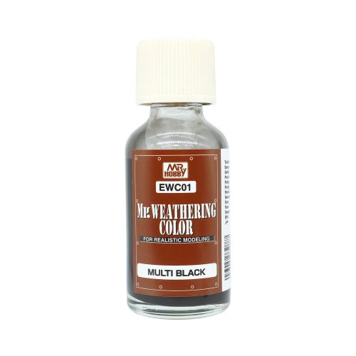Przejdź do produktu Mr.Hobby EWC01 - Wash Mr. Weathering Color Multi Black 40 ml