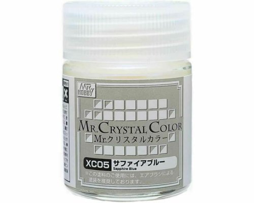 Przejdź do produktu Mr.Hobby XC05 - Farba Mr.Crystal Sapphire Blue 18 ml