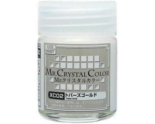 Przejdź do produktu Mr.Hobby XC02 - Farba Mr.Crystal Topaz Gold 18 ml