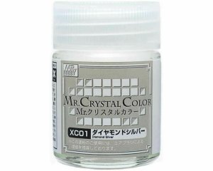 Mr.Hobby XC01 - Farba Mr.Crystal Diamond Silver 18 ml