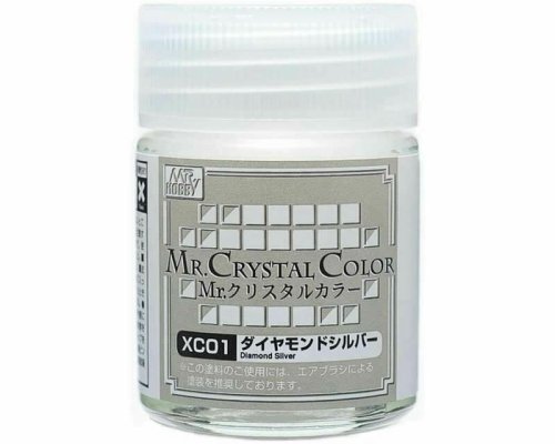 Przejdź do produktu Mr.Hobby XC01 - Farba Mr.Crystal Diamond Silver 18 ml