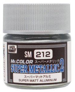 Mr.Hobby SM212 - Farba Super Mat Aluminium 10 ml