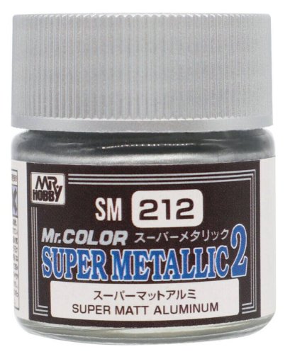Przejdź do produktu Mr.Hobby SM212 - Farba Super Mat Aluminium 10 ml