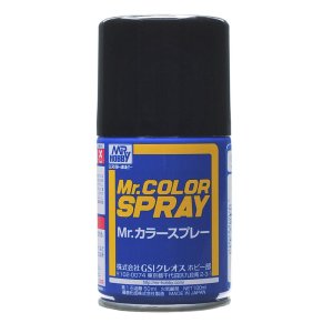 Mr.Hobby S092 - Farba w sprayu Semi Gloss Black 100 ml
