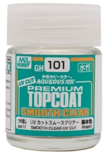 Przejdź do produktu Mr.Hobby GH101 - Lakier matowy Premium Topcoat Smooth Clear UV Cut 18 ml