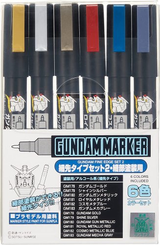 Przejdź do produktu Mr.Hobby GMS126 - Zestaw markerów Gundam Fine Edge 2