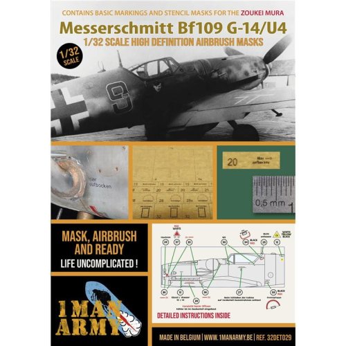 Przejdź do produktu 1 Man Army 32DET029 - 1:32 Messerschmitt Bf109 G-14/U4 - Zoukei Mura