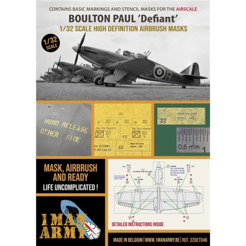 Przejdź do produktu 1 Man Army 32DET046 - 1:32 Boulton Paul Defiant - Airscale