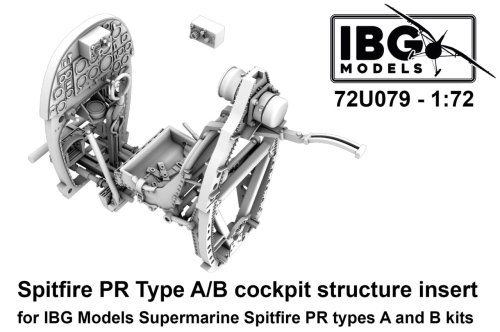 Przejdź do produktu IBG 72U079 - 1:72 Spitfire PR Type A/B Cockpit structure insert 3D Printed Set
