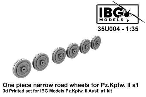 Przejdź do produktu IBG 35U004 - 1:35 One piece narrow road wheels for Pz.Kpfw. II Ausf. A1