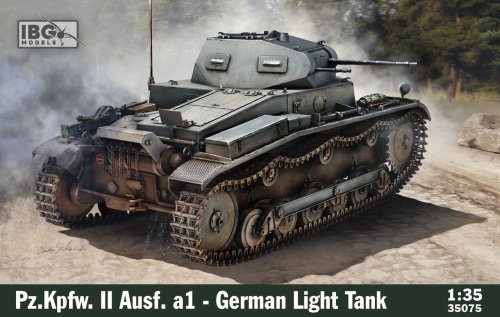 Przejdź do produktu IBG 35075 - 1:35 Pz.Kpfw. II Ausf. a1 German Light Tank