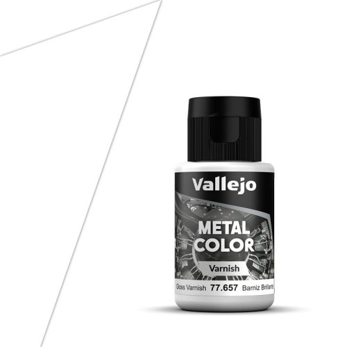 Przejdź do produktu VALLEJO 77657 - Gloss Metal Varnish 32 ml - Metal Color