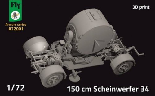 Przejdź do produktu Fly A72001 - 1:72 150 cm Scheinwerfer 34 3D Print