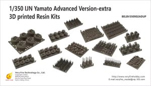 Very Fire VF350902ADUP - 1:350 IJN Yamato Advanced Version-extra 3D Printed Resin Kits
