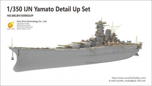 Przejdź do produktu Very Fire VF350902UP - 1:350 IJN Yamato Detail Up Set