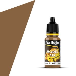 VALLEJO 71032 - Farba akrylowa Golden Brown 17 ml - Model Air