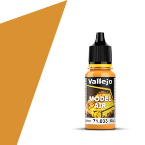 VALLEJO 71033 - Farba akrylowa Yellow Ochre 17 ml (RAL1006) - Model Air