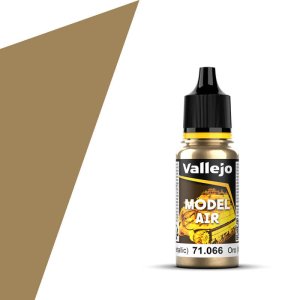 VALLEJO 71066 - Farba akrylowa Gold (Metallic) 17 ml (FS17043) - Model Air