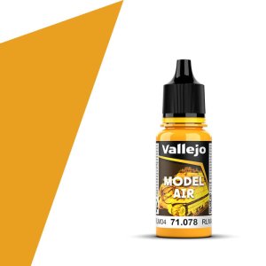 VALLEJO 71078 - Farba akrylowa Yellow 17 ml (RLM04 ANA614 BS356) - Model Air